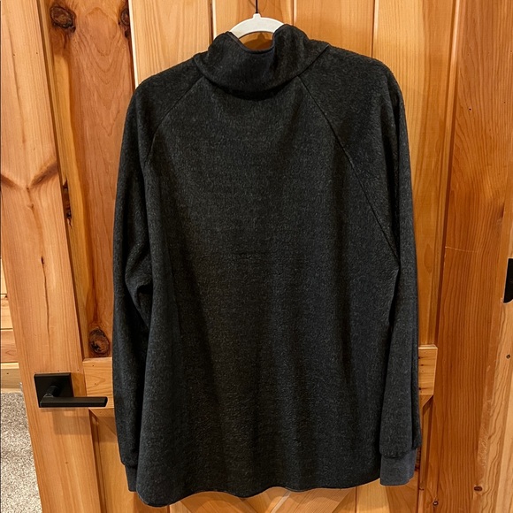 White Birch women’s Charcoal pullover with Camouflage Accent - Picture 5 of 5